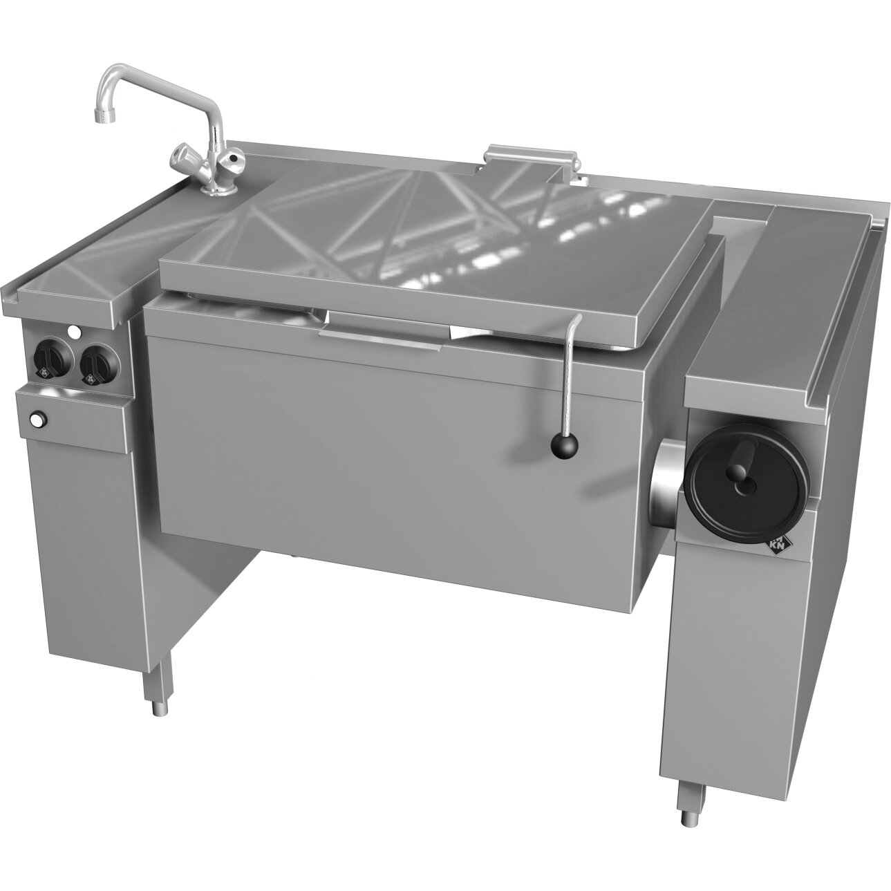 Gas-Kippbratpfanne 65,00 l GN 2/1 Handkippung / Optima 850