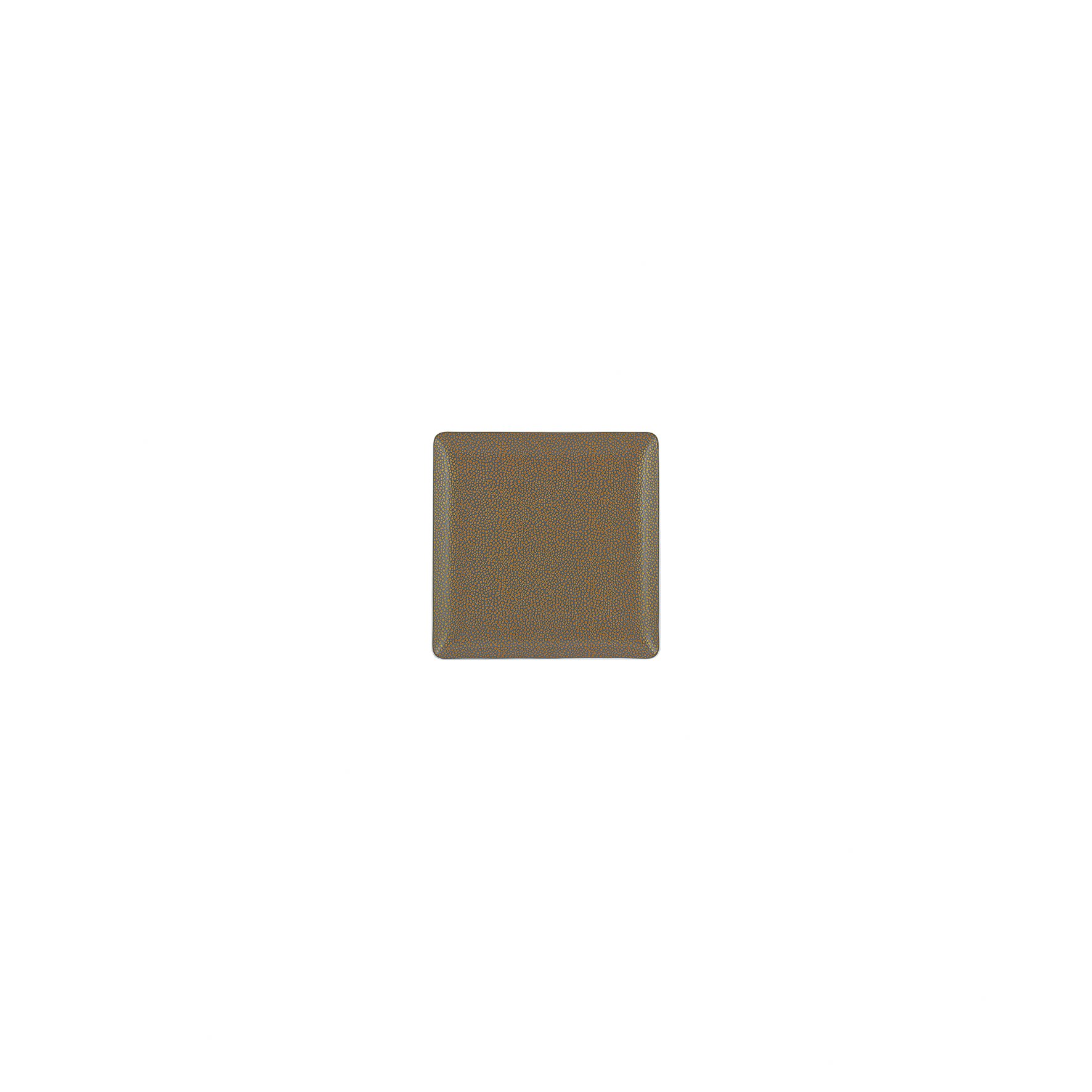Coupteller flach quadratisch 88 x 88 mm metallic gold