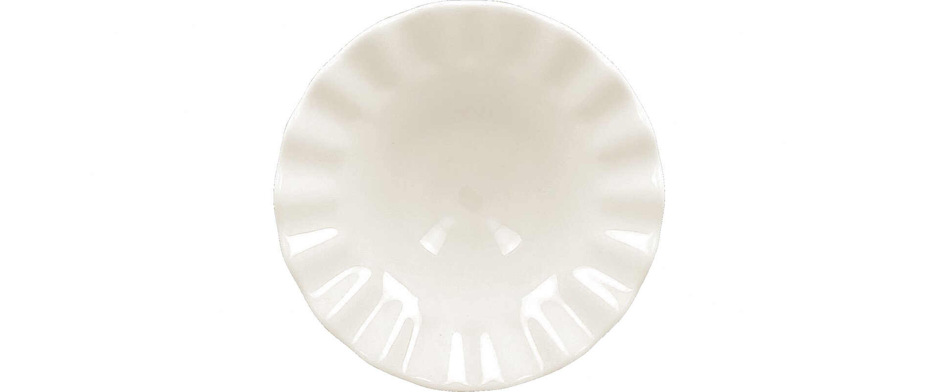 Schale rund gerippt 135 mm / 0,20 l plain-white Aurea