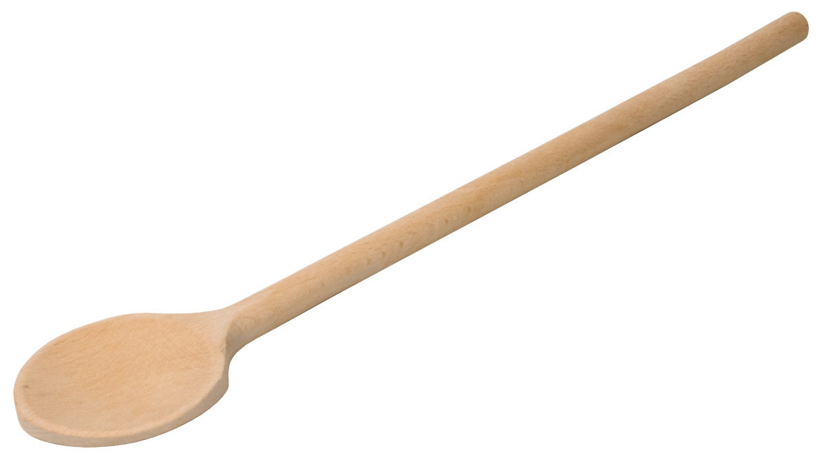 Holzkochlöffel rund 600 mm aus unbehandeltem naturbelassenem Buchenholz