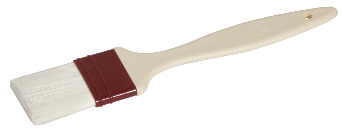 Fett- / Kuchenpinsel 240 mm mit verschweißtem Stiel cremefarben