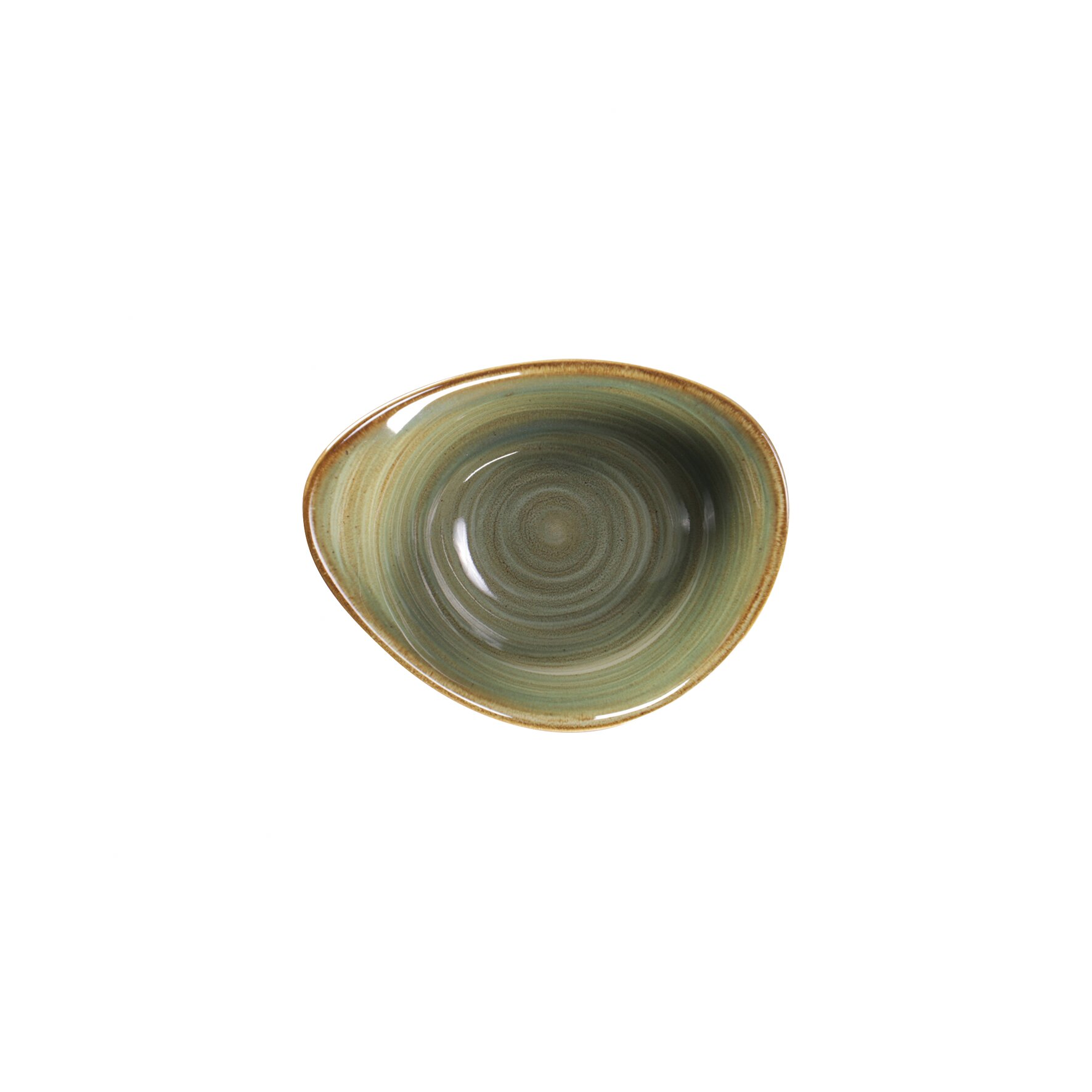 Schale organisch 160 x 120 mm / 0,31 l emerald green Spot Emerald Green