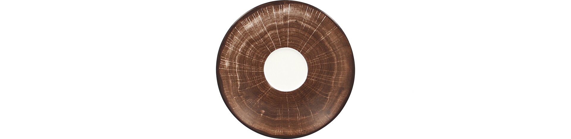 Espresso-Untertasse 130 mm oak-brown für Espressotasse CLCU09 Woodart