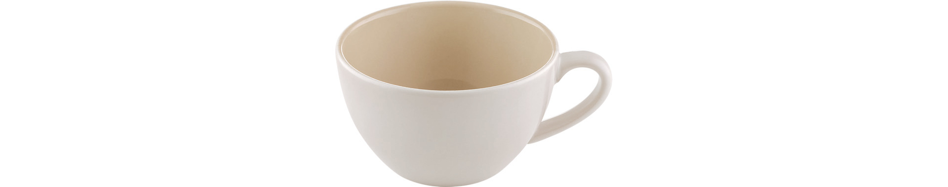 Kaffeetasse 100 mm / 0,25 l beige uni