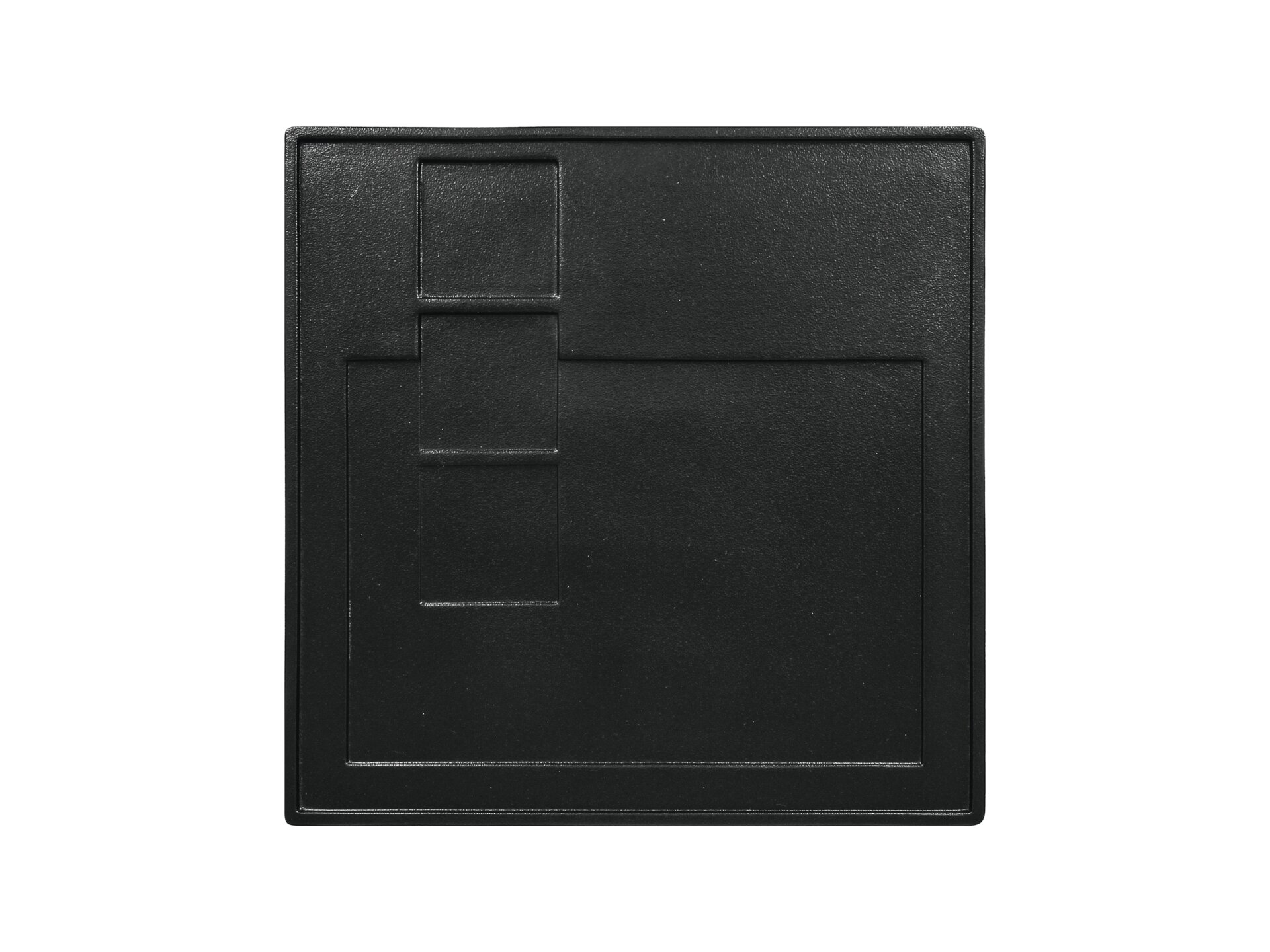 Platte quadratisch Kemuri 300 x 300 mm schwarz