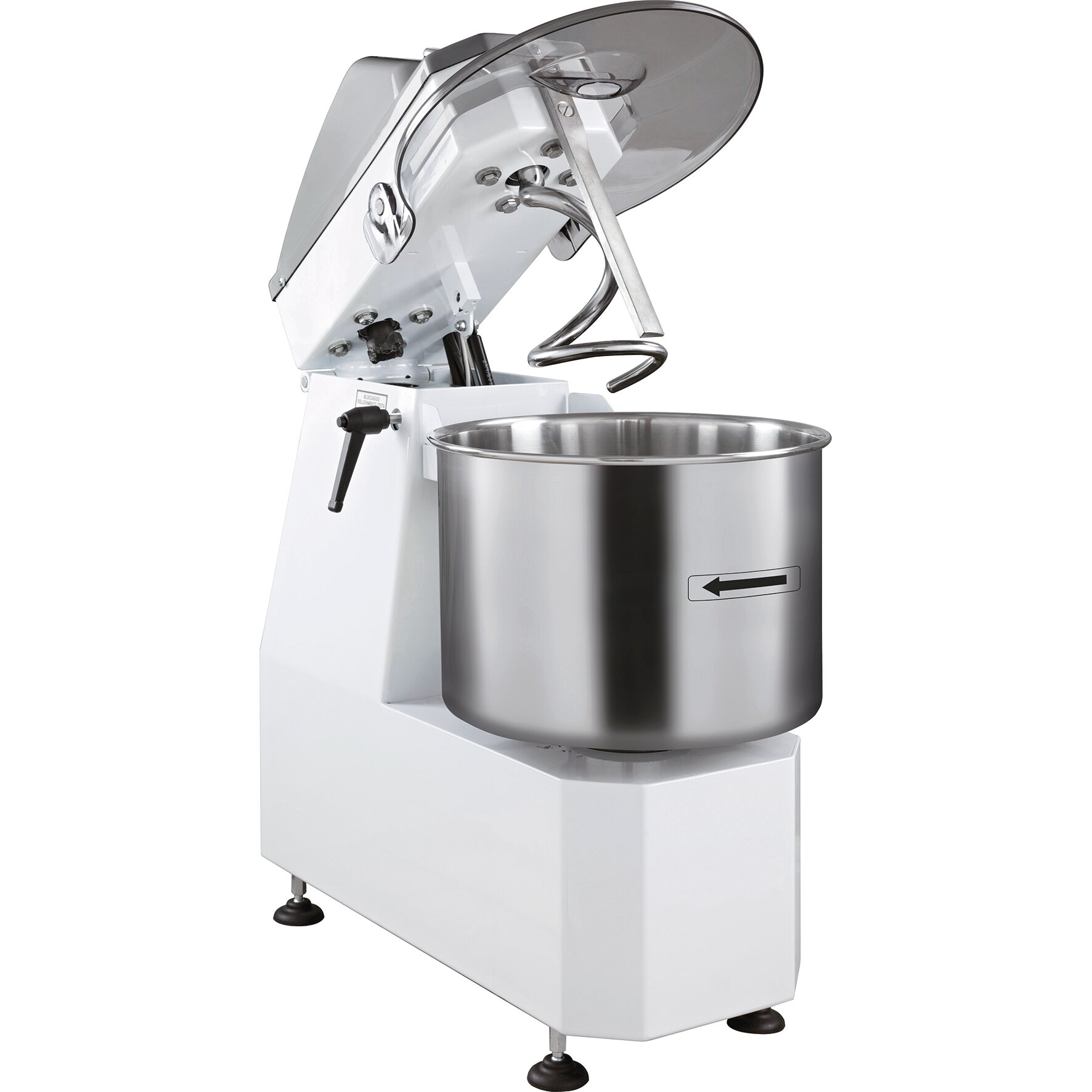 Teigkneter für 25 kg / 32 l mit anhebbarem Kopf 762 x 420 x 864 mm