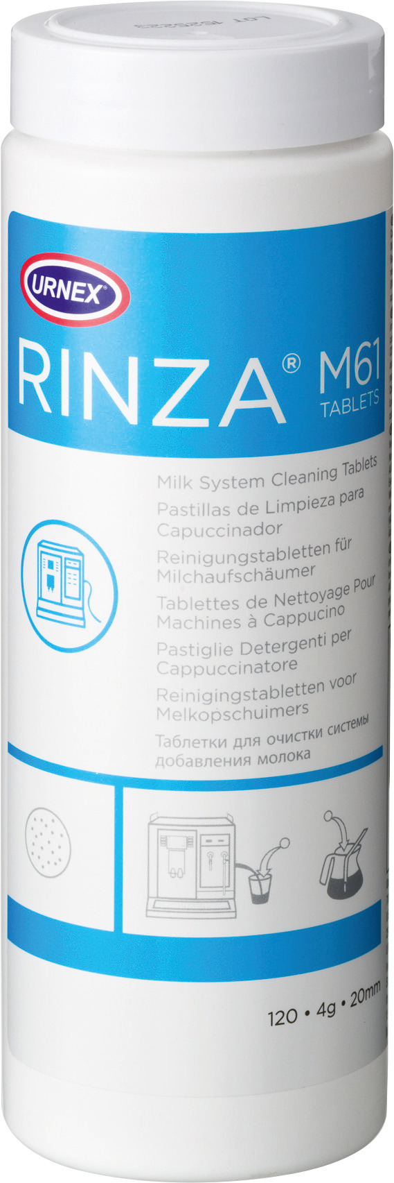Reinigungstabletten 12 Dosen  je 120 Stück für Fresh Milk