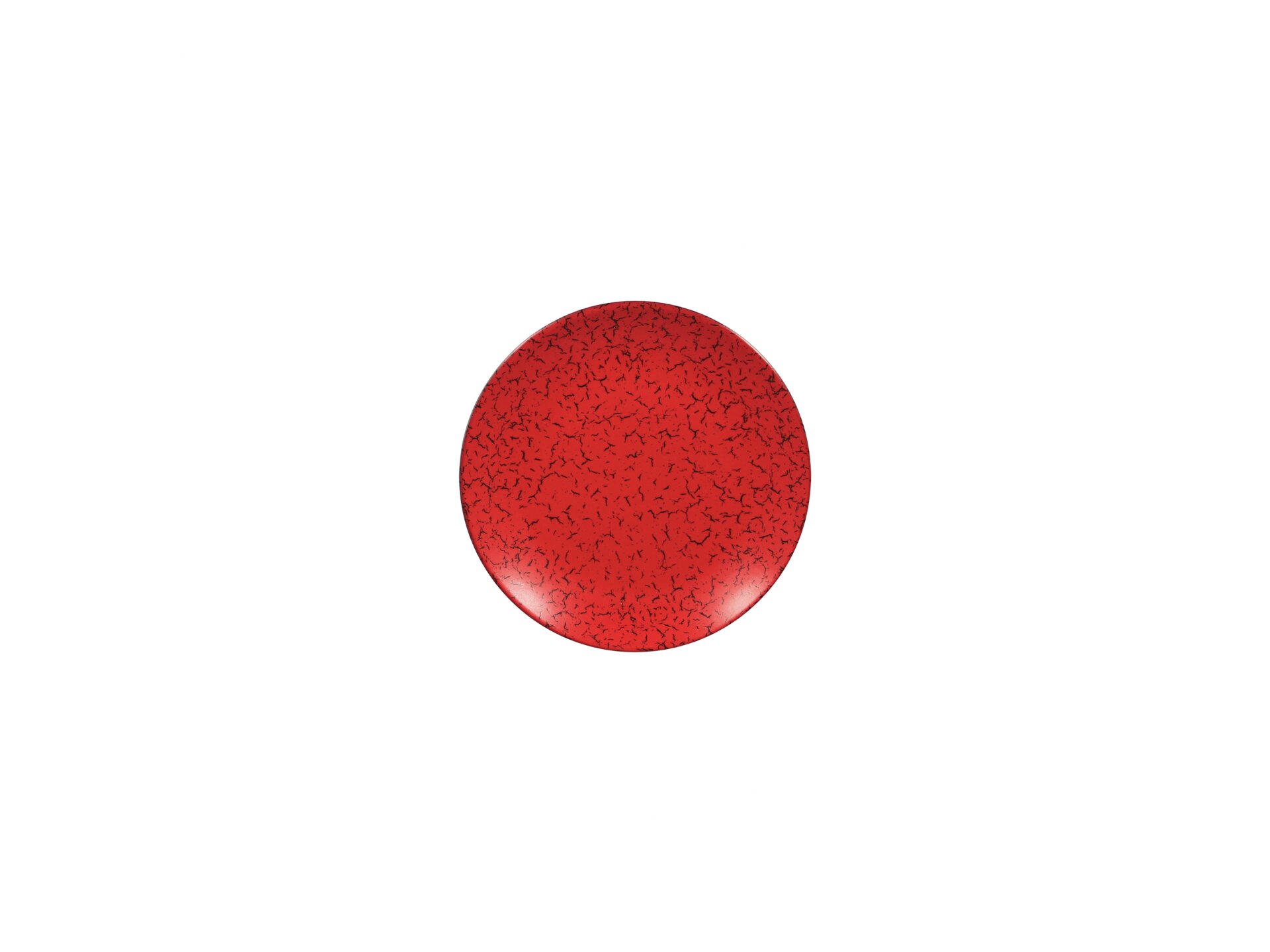 Coupteller flach 150 mm rot