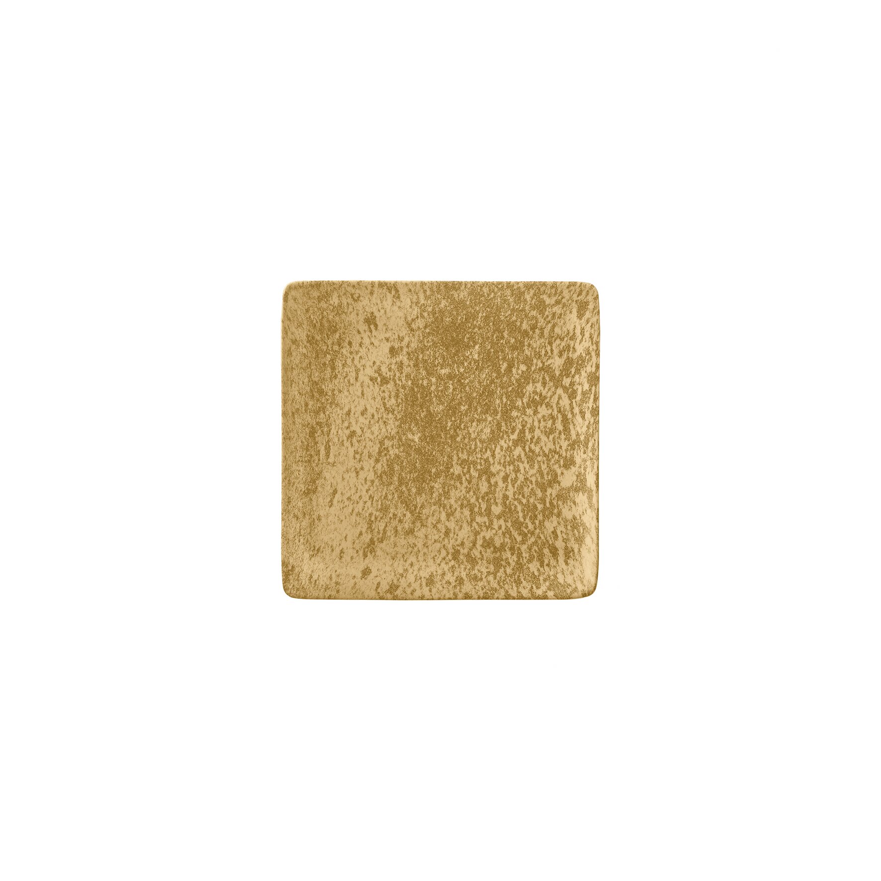 Teller flach quadratisch 152 x 152 mm dark yellow