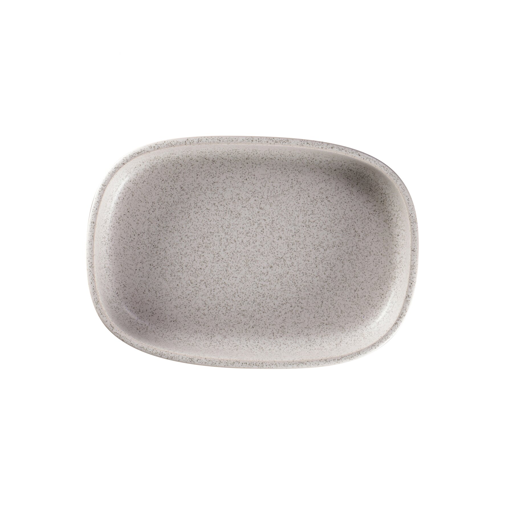 Platte oval tief 260 x 183 mm / 1,12 l clay grey Ease Clay Grey