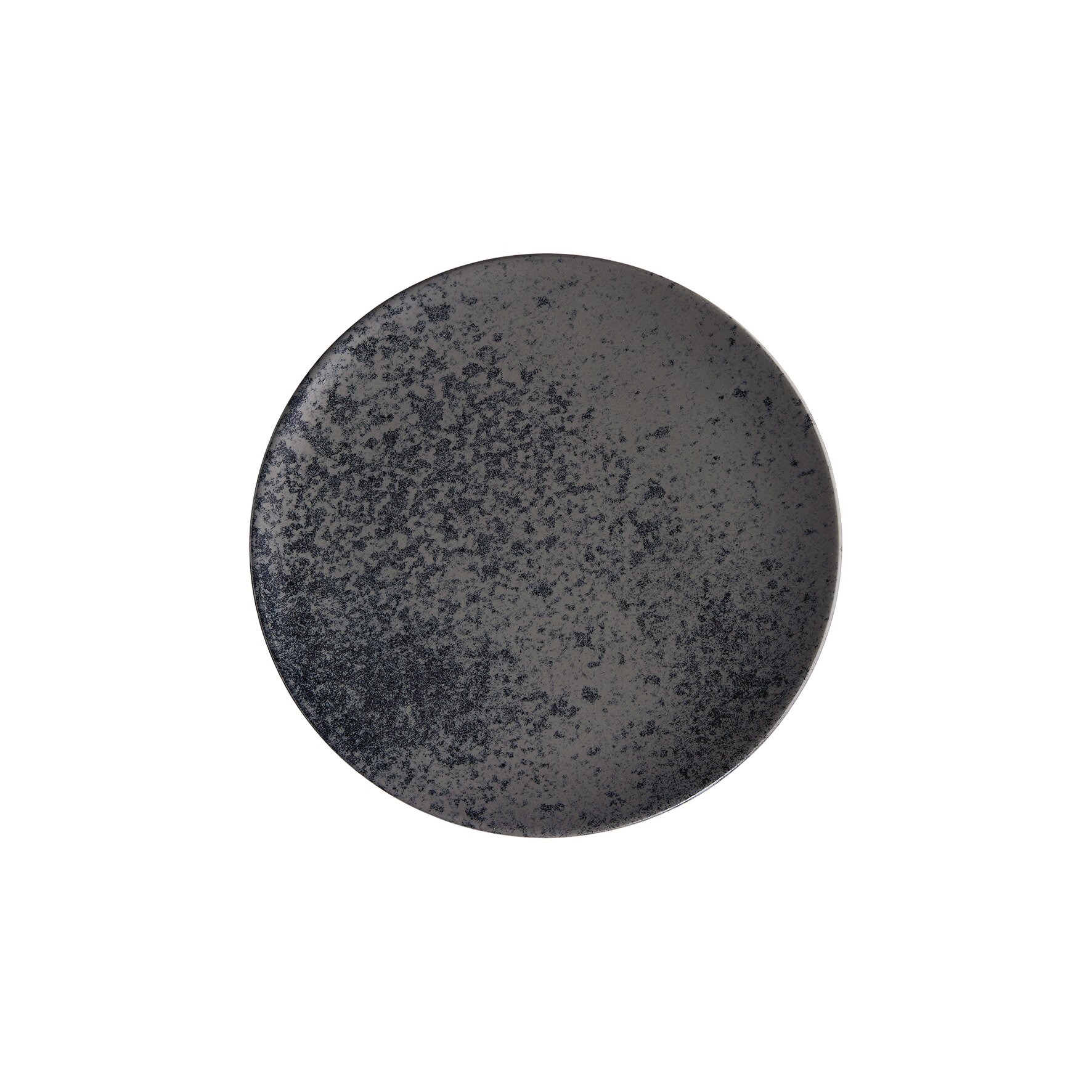 Coupteller flach rund 229 mm black
