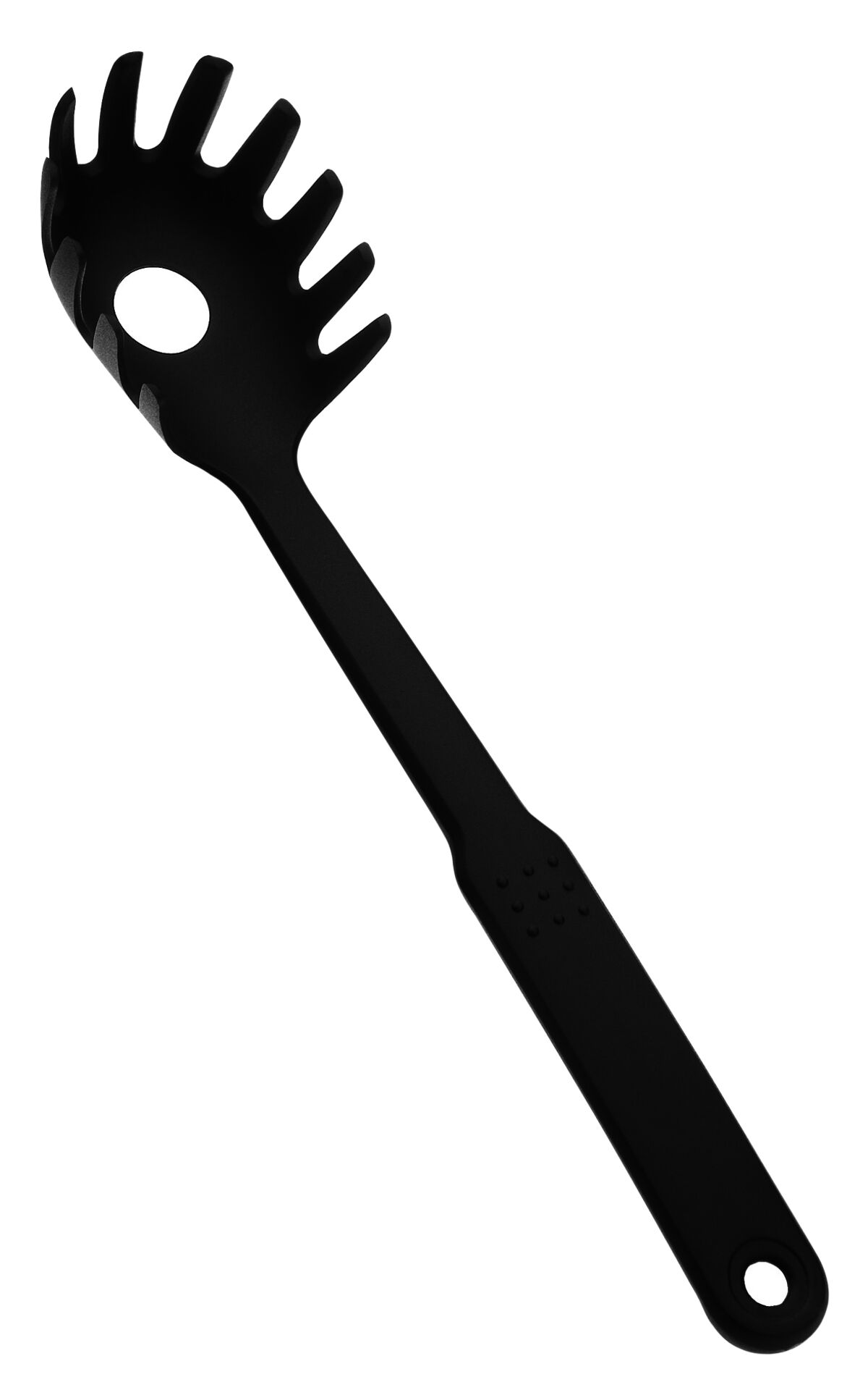 Küchenhelfer schwarz Spaghettilöffel