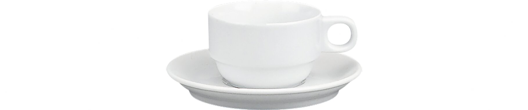 Tasse nieder stapelbar 83 mm / 0,18 l Form 898 Form 898/598