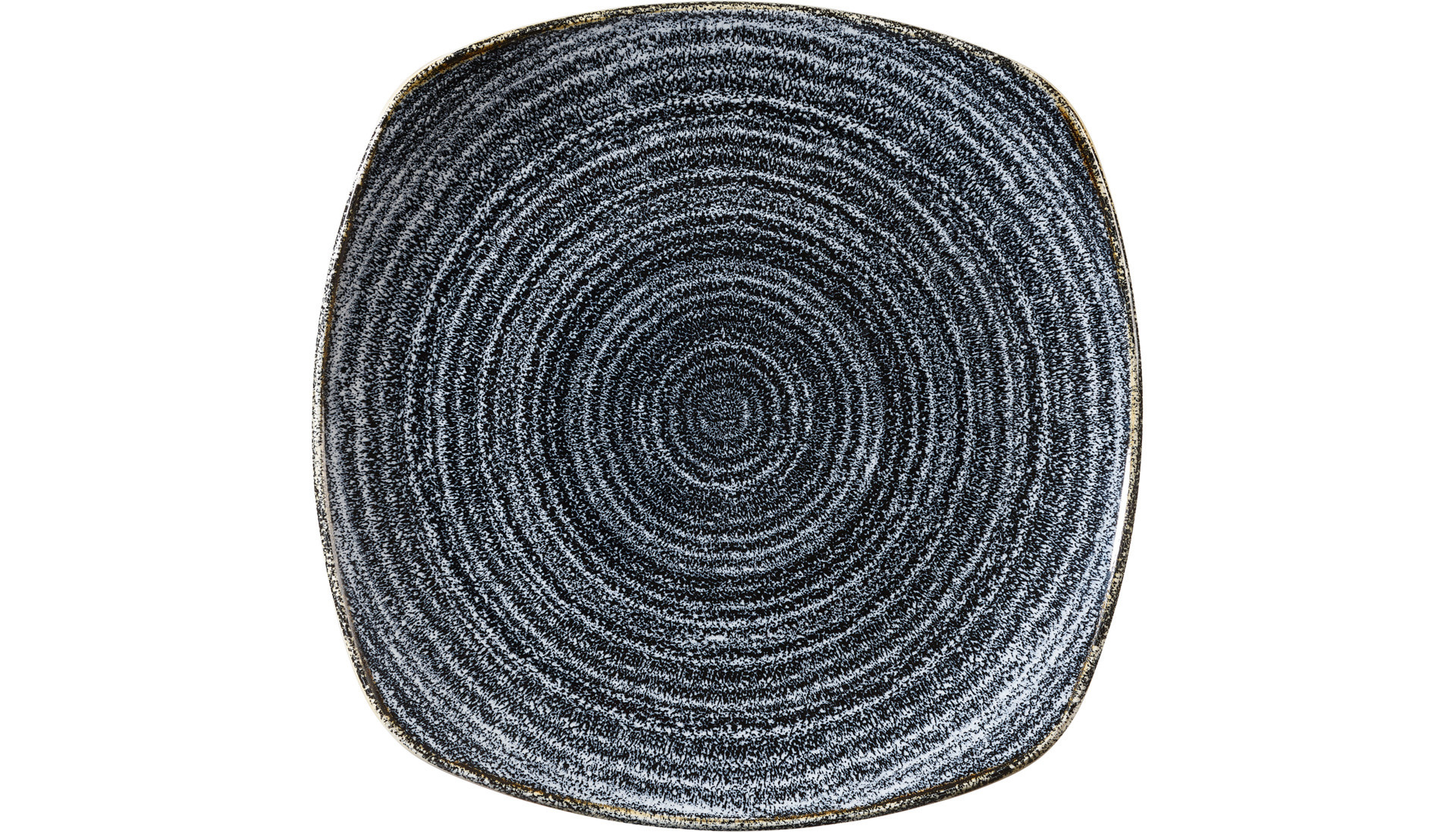 Teller quadratisch 215 mm Charcoal black