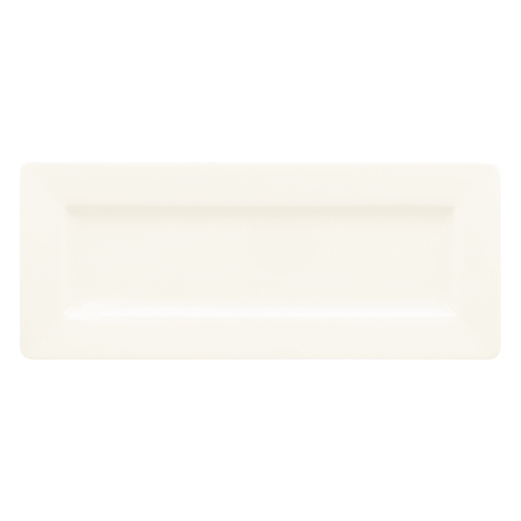 Teller rechteckig 290 x 120 mm Ivoris weiß Core