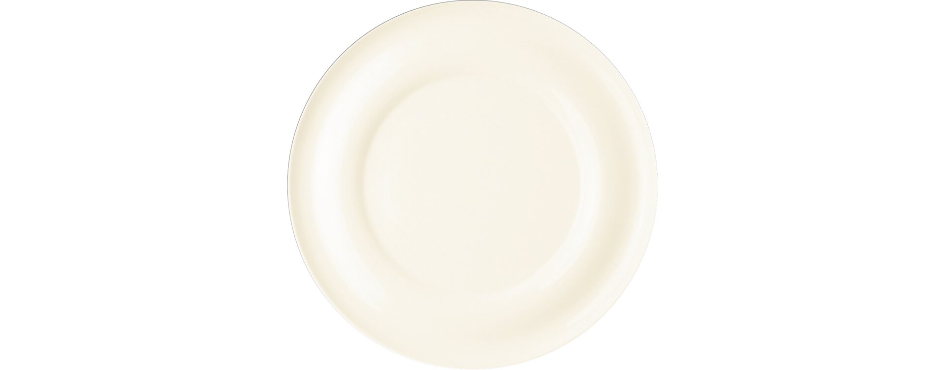 Teller flach 170 mm crème