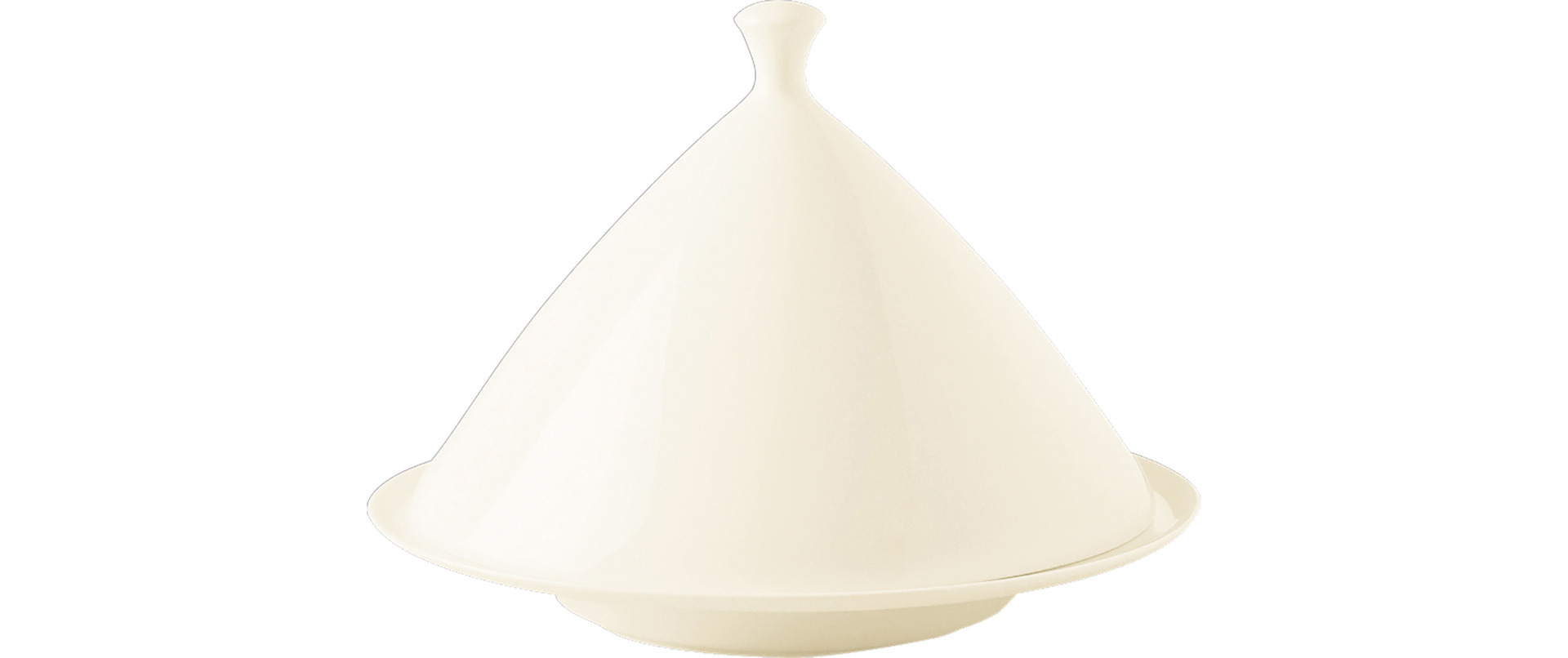 Tajine Deckel 230 mm crème für tiefe Teller LRDP26