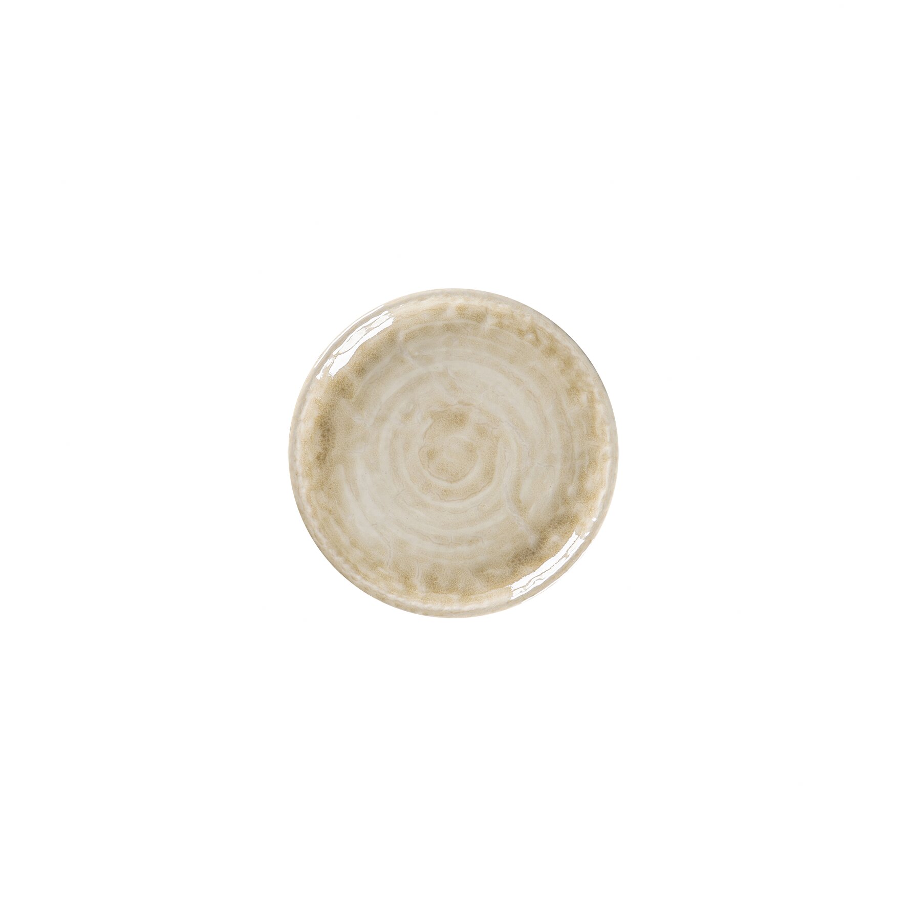 Coupteller flach rund 150 mm Vanilla beige Krush Vanilla Beige