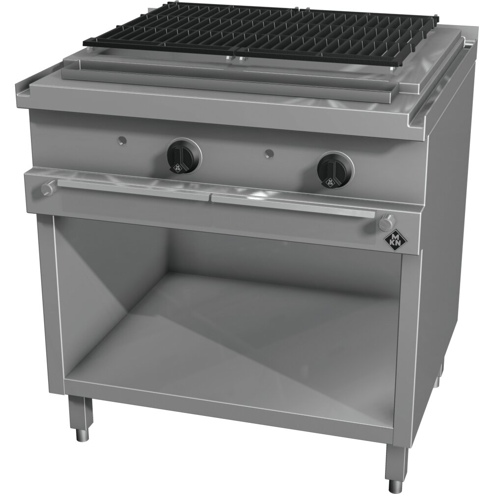 Gas-Glühsteingrill 2 Zone / Argentina 2  / Grillfläche je 320 x 510 mm
