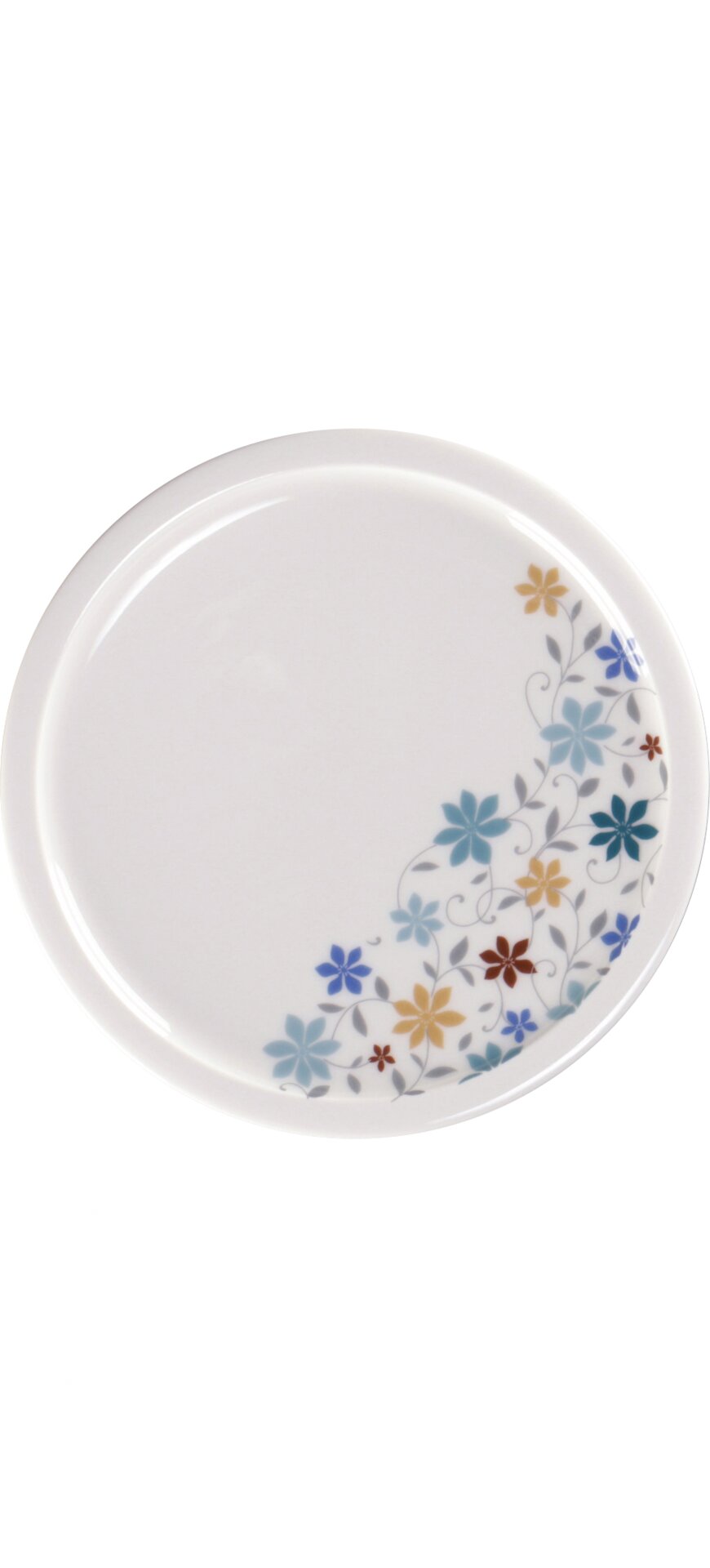 Coupteller flach 162 mm weiß mit Dekor Summer Ease Summer