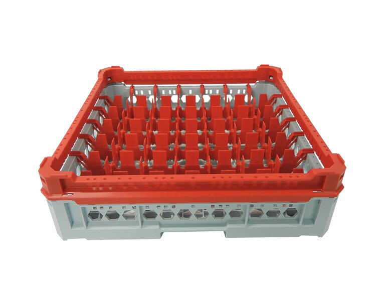 Gläserkorb 49 Fächer 63 x 63 mm Glashöhe max. 120 mm / 500 x 500 mm