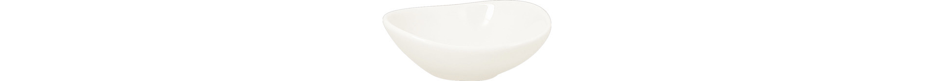 Schale shaped 80 x 70 mm / 0,05 l plain-white
