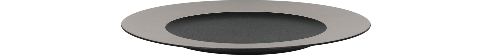 Teller flach 220 mm silver