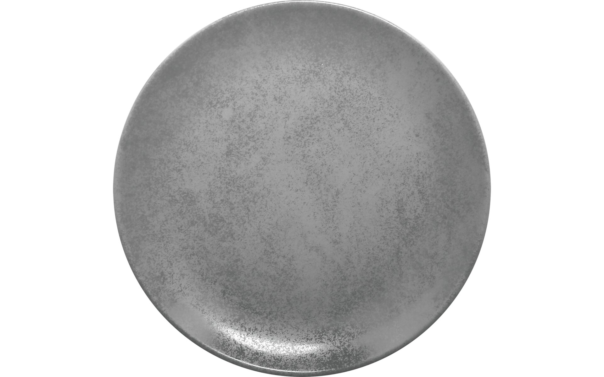 Coupteller flach 280 mm grau