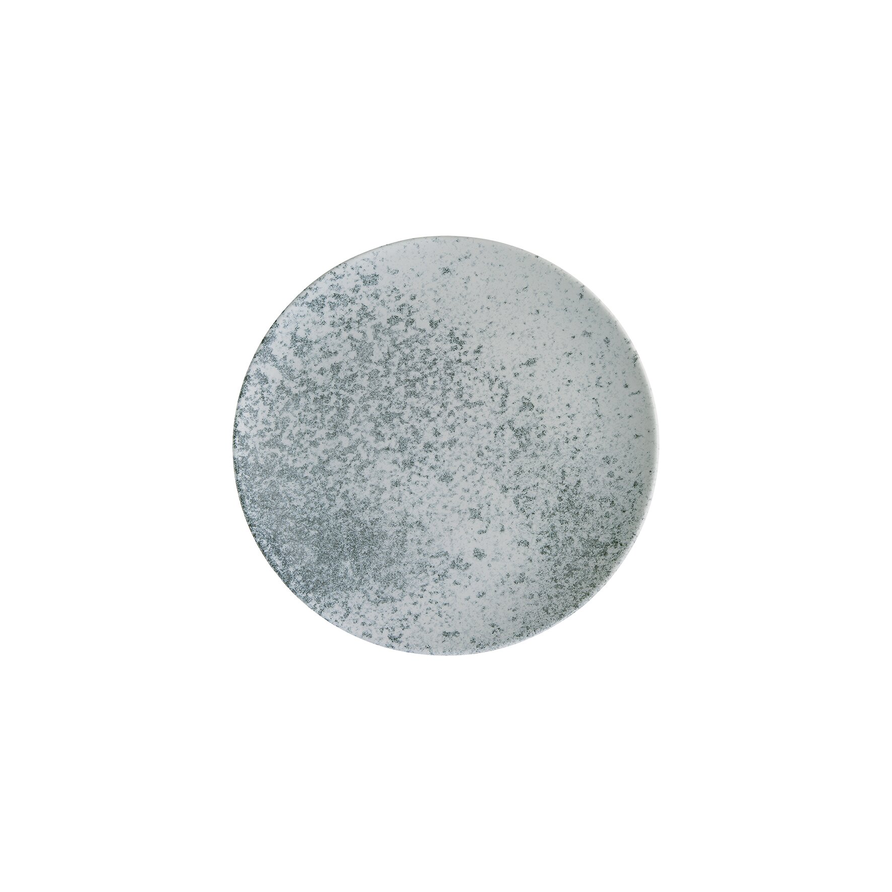 Coupteller flach rund 229 mm gray