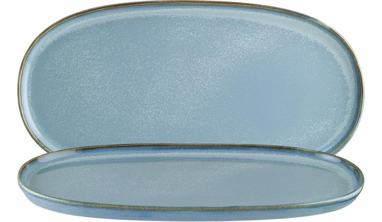 Platte oval Hygge 340 x 175 mm Sky