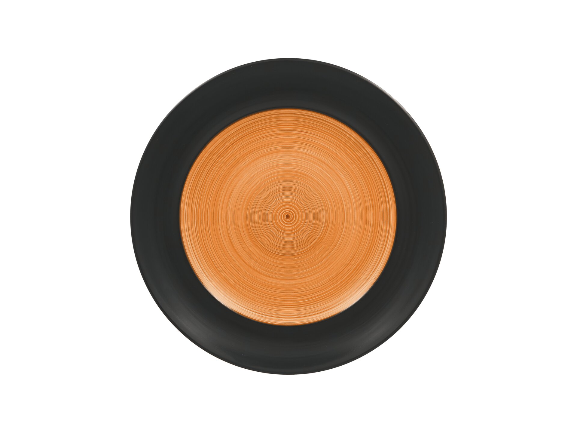 Teller flach rund 290 mm chestnut-brown