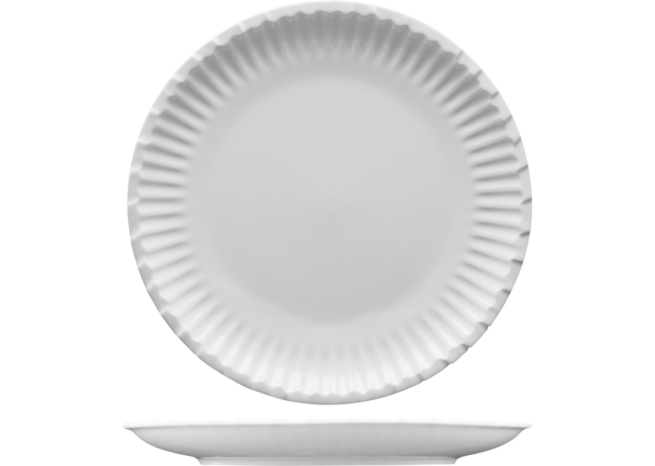 Food-Truck-Teller flach 250 mm weiß Specials