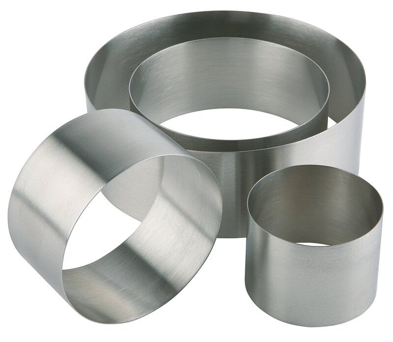 Schaumspeisering 80 mm matt poliert / fugenlos