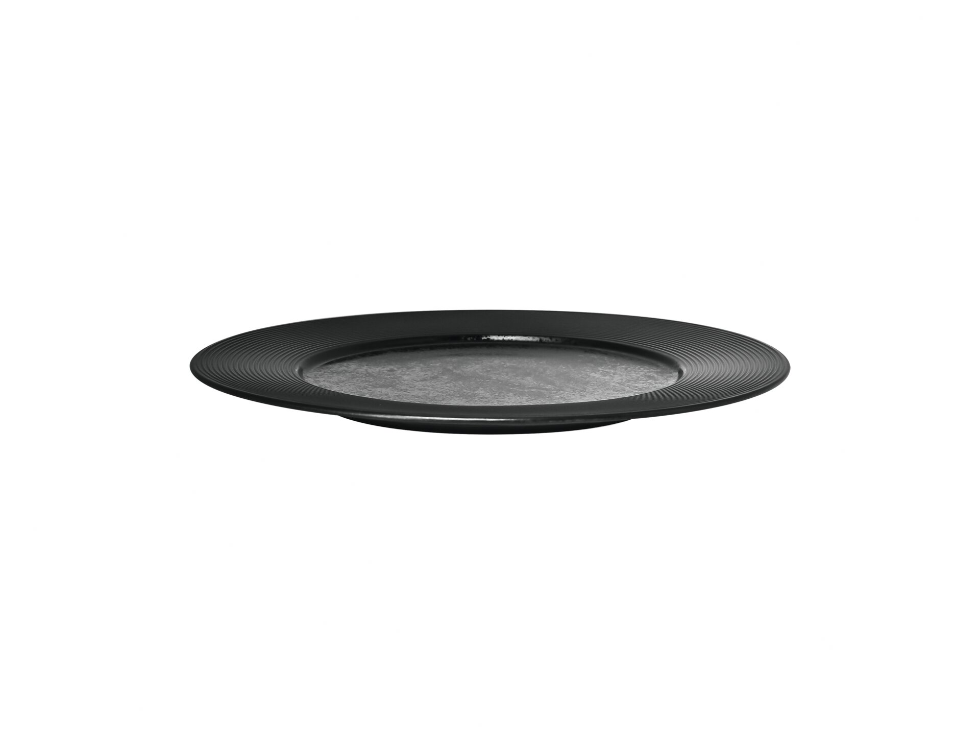 Teller flach 310 mm schwarz