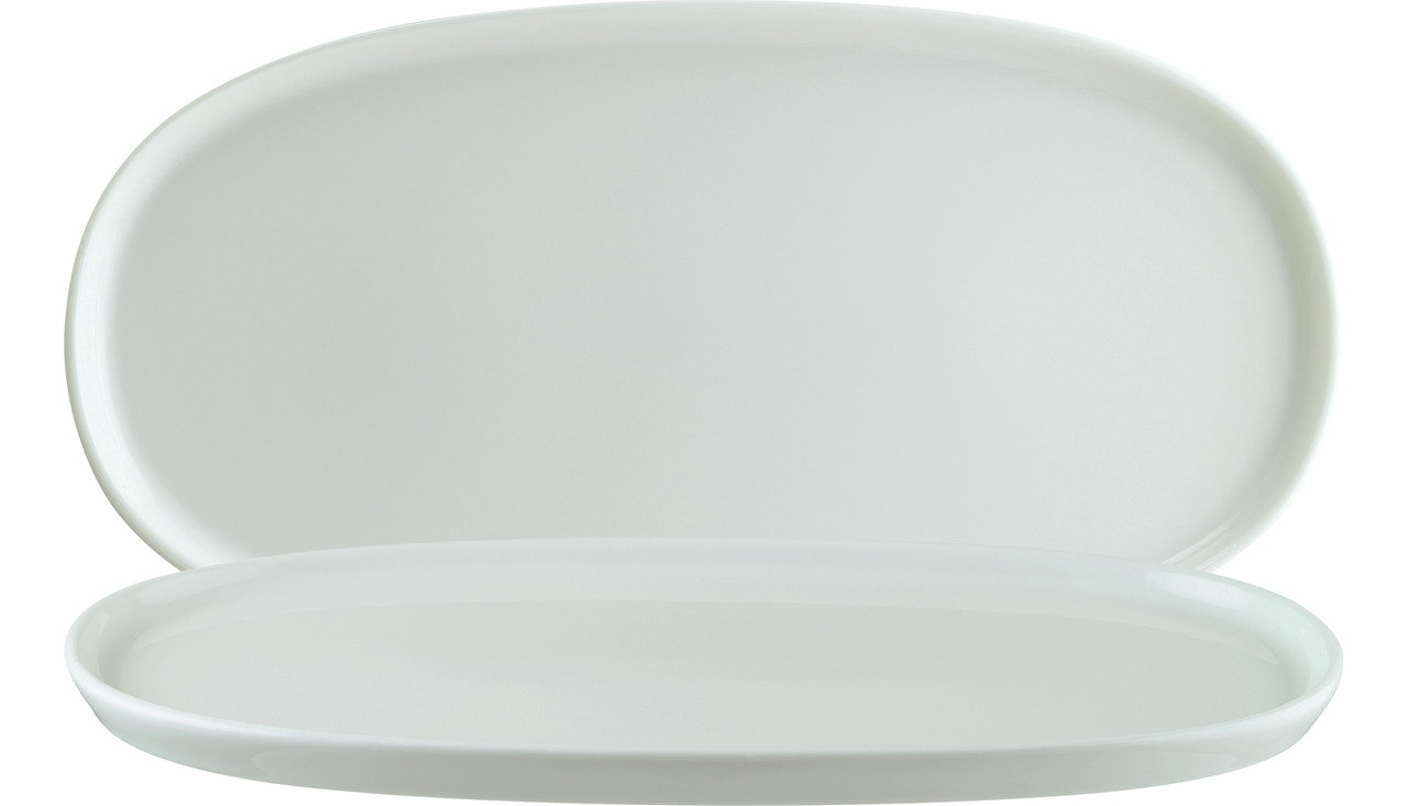 Platte oval 340 x 175 mm Hygge Cream