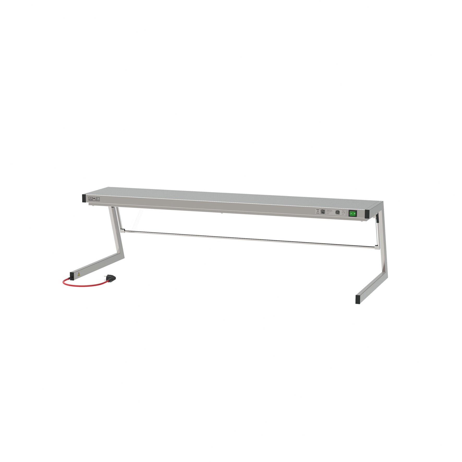 Zubringerwagen und Bain-Marie Aufsatzbord für ZUB 4
