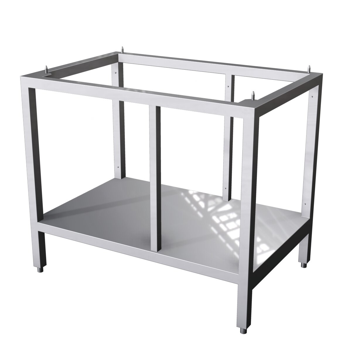 Untergestell für Kombidämpfer 90212008 / 1000 x 655 x 850 mm silver