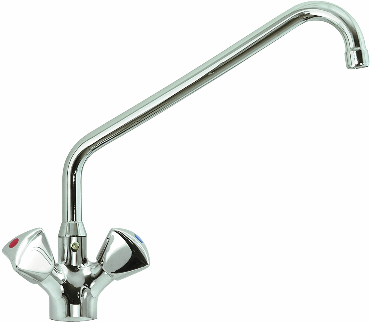 Zweigriff-Mischarmatur, Einlochmontage, Schwenkhahn 250 mm Zweigriff-Mischarmatur, Einlochmontage, Schwenkhahn 250 mm