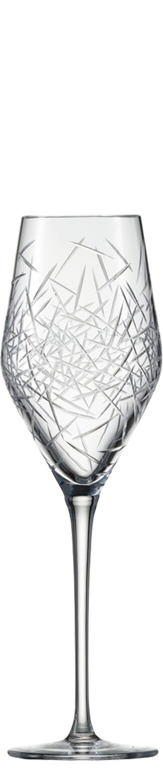 Champagnerglas 2er Set 71 mm / 0,27 l mit Moussierpunkt im Geschenkkarton Hommage Glace