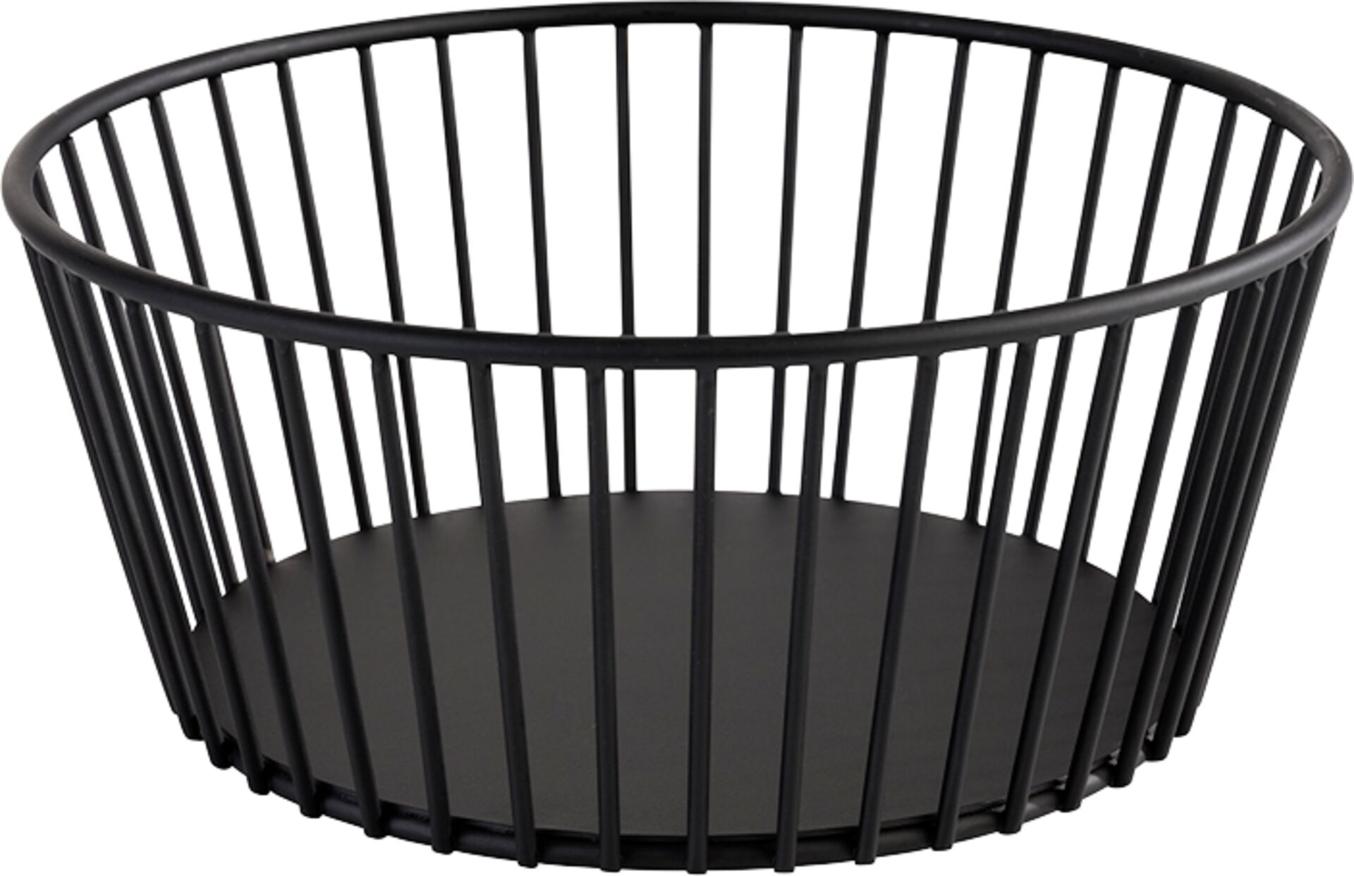 Korb "Urban" Metall schwarz 17 cm x H: 7 cm