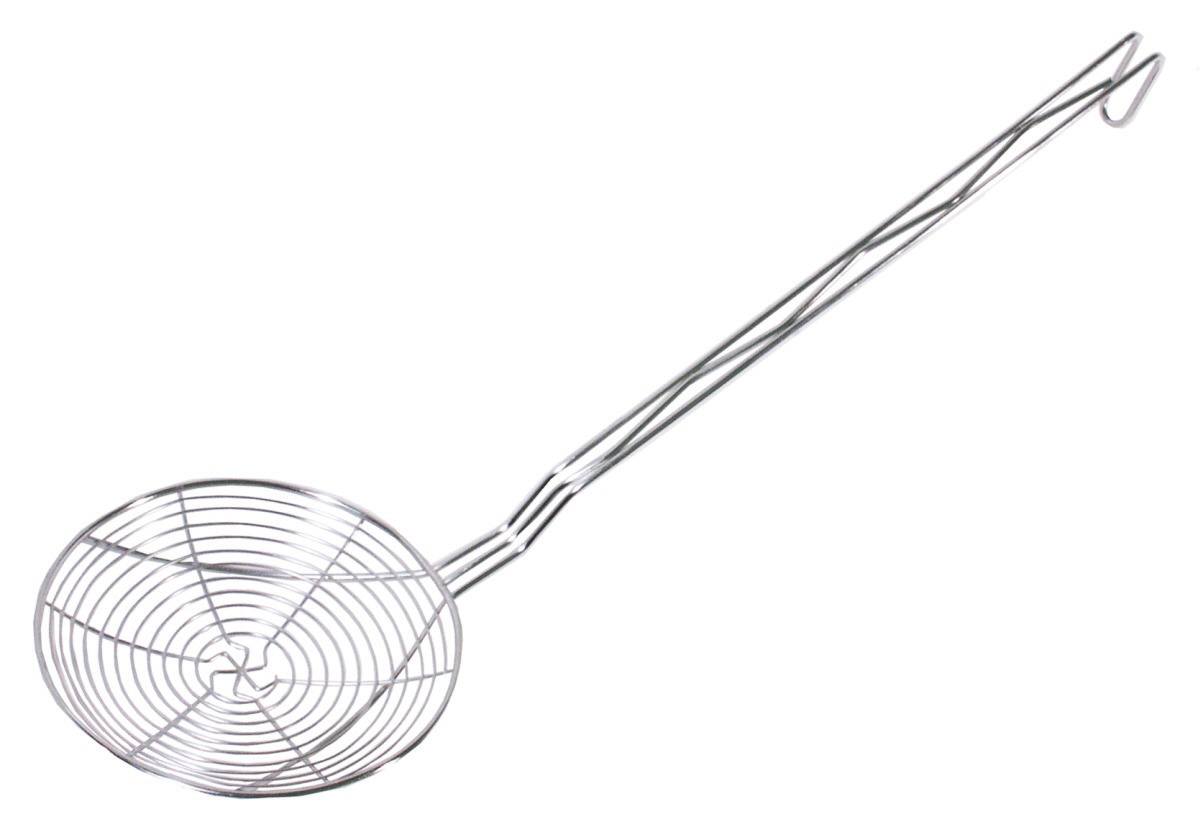 Frittierlöffel rund 500 mm konzentrische Ringe