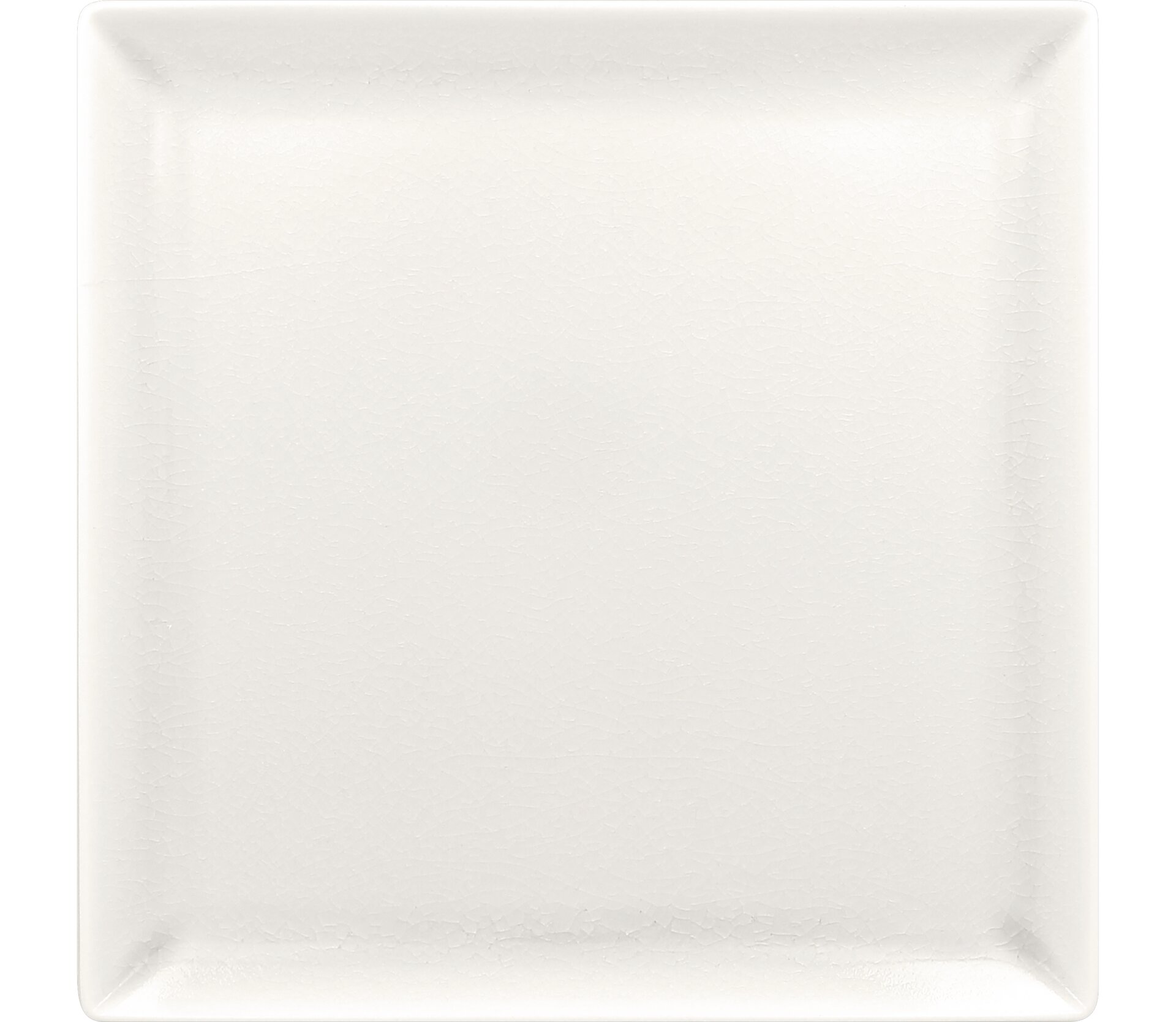 Teller quadratisch 302 mm white Vintage