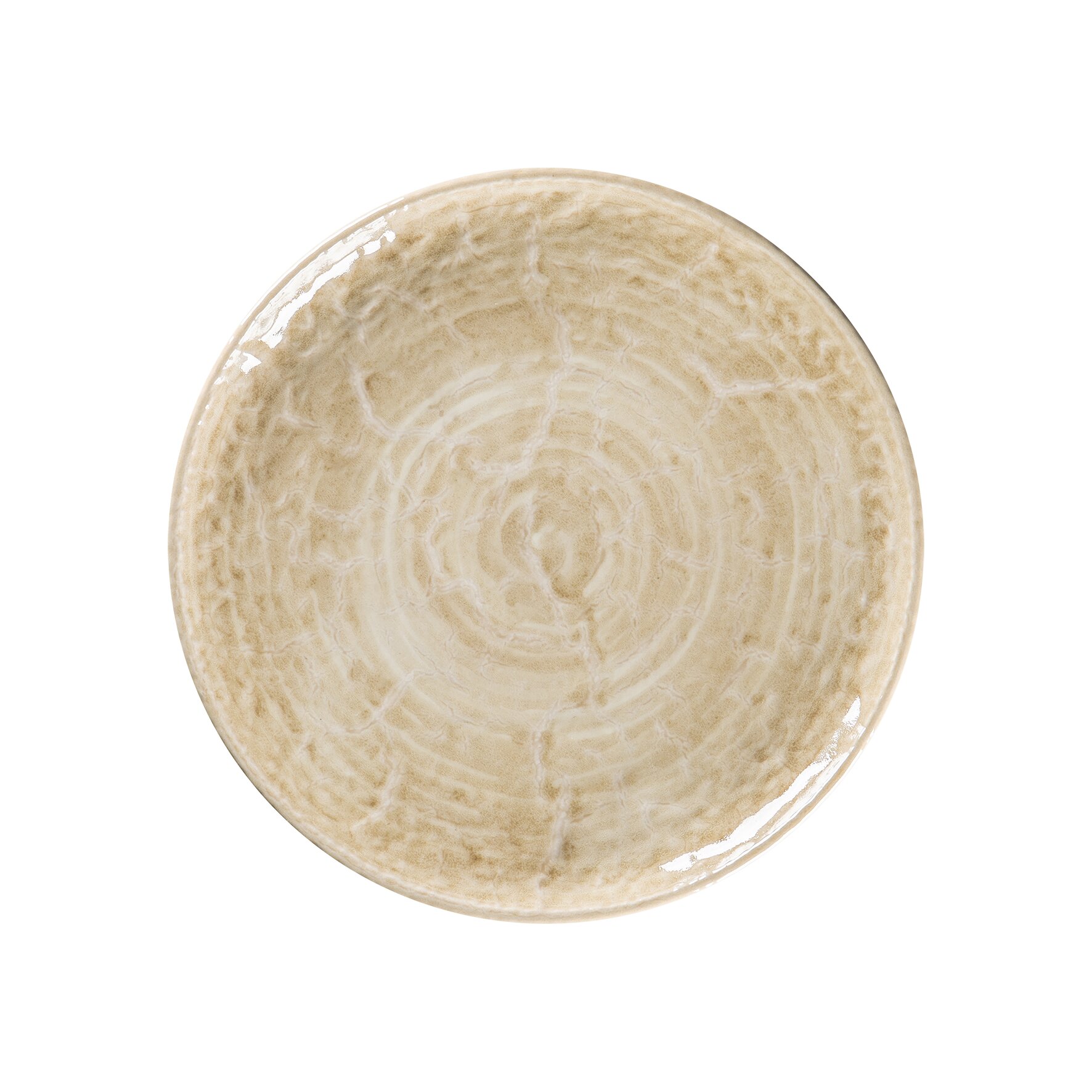 Coupteller flach rund 279 mm Vanilla beige Krush Vanilla Beige