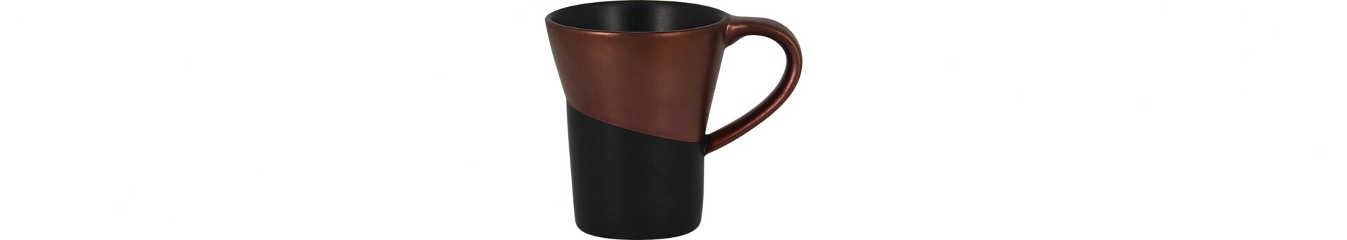 Espressotasse 60 mm / 0,09 l schwarz / bronze