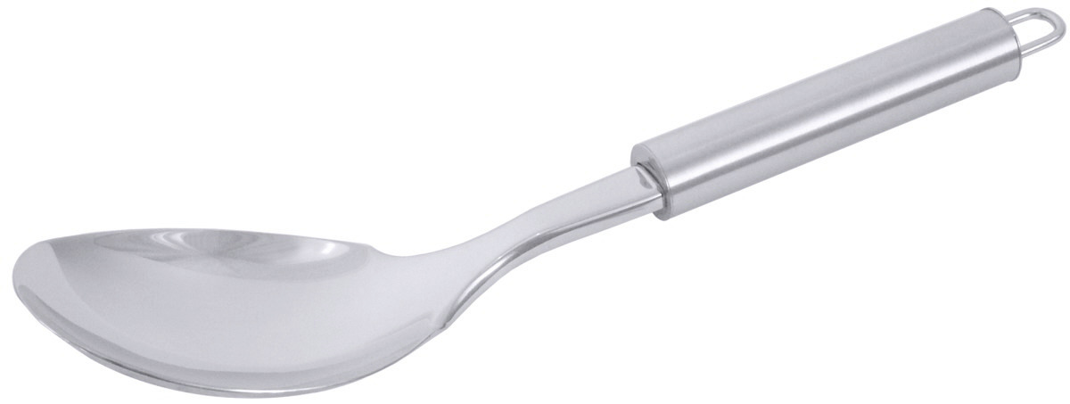 Vorlegelöffel 260 mm seidenmatt Griff