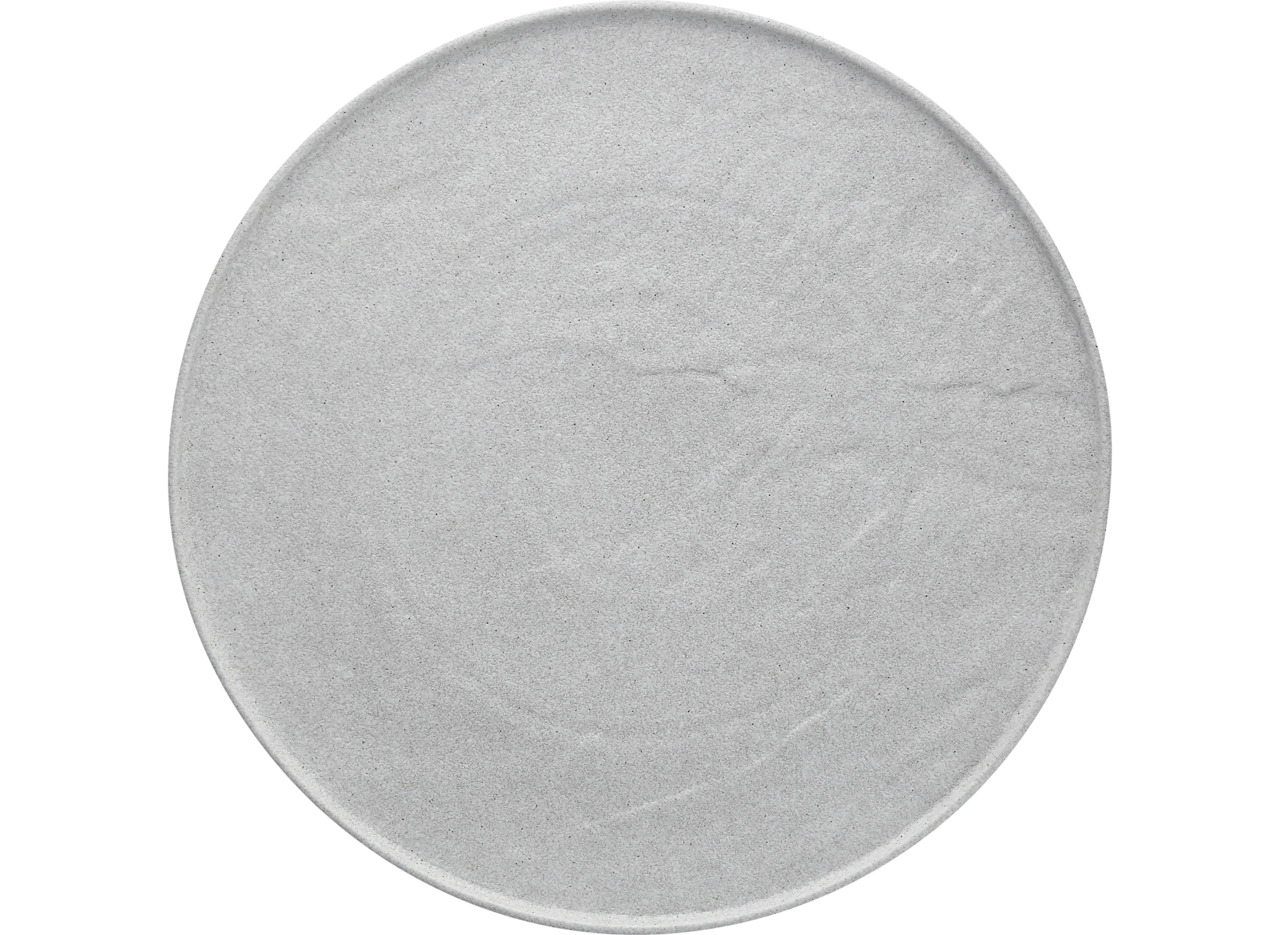 Teller flach rund 295 mm grau Nature Light