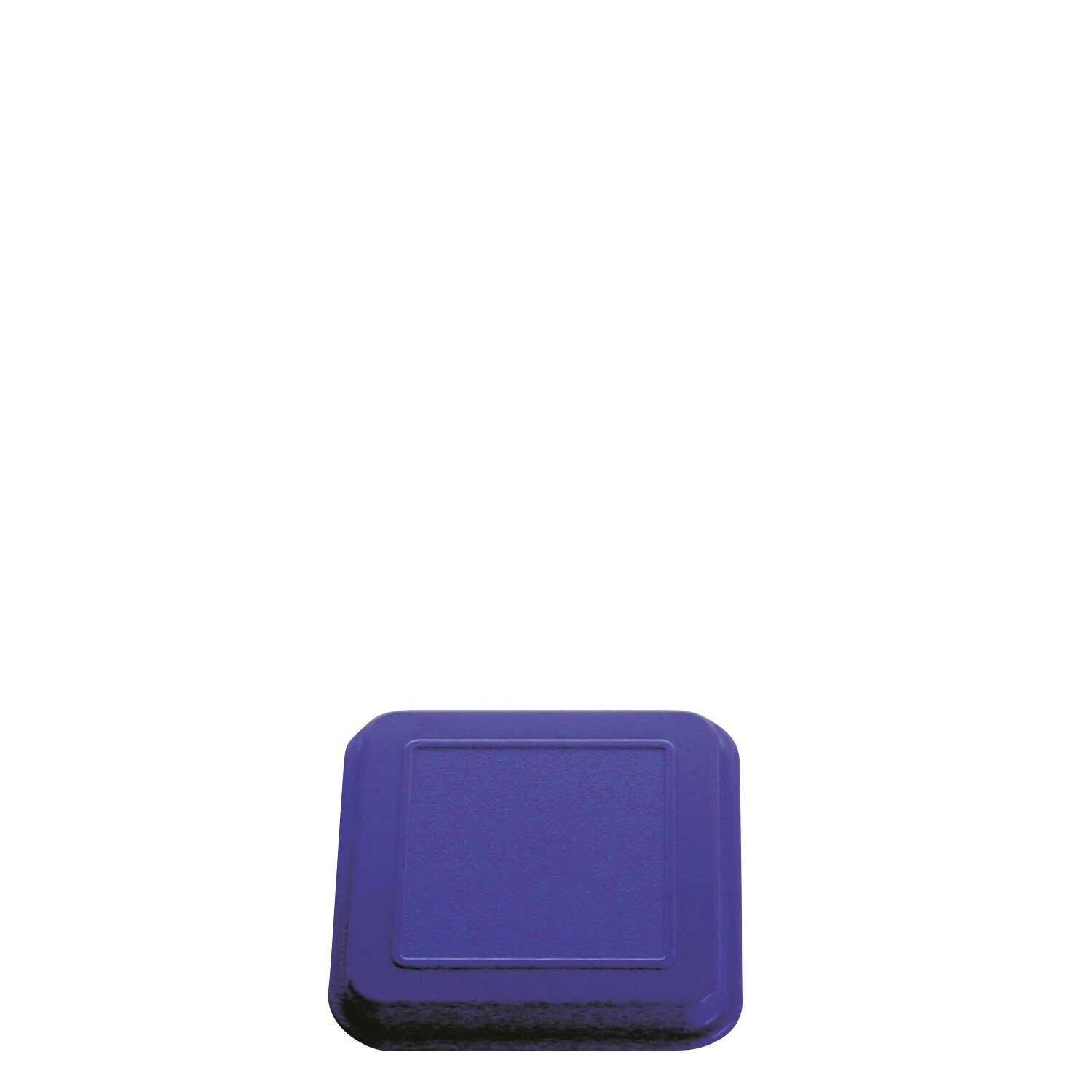 Deckel Euro PP 110 x 110 mm blau für Stapelschale 115 x 115 mm / 0,22 l