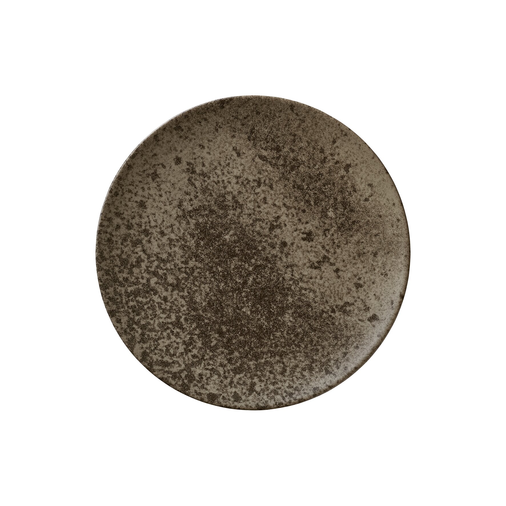 Coupteller flach 261 mm dark brown