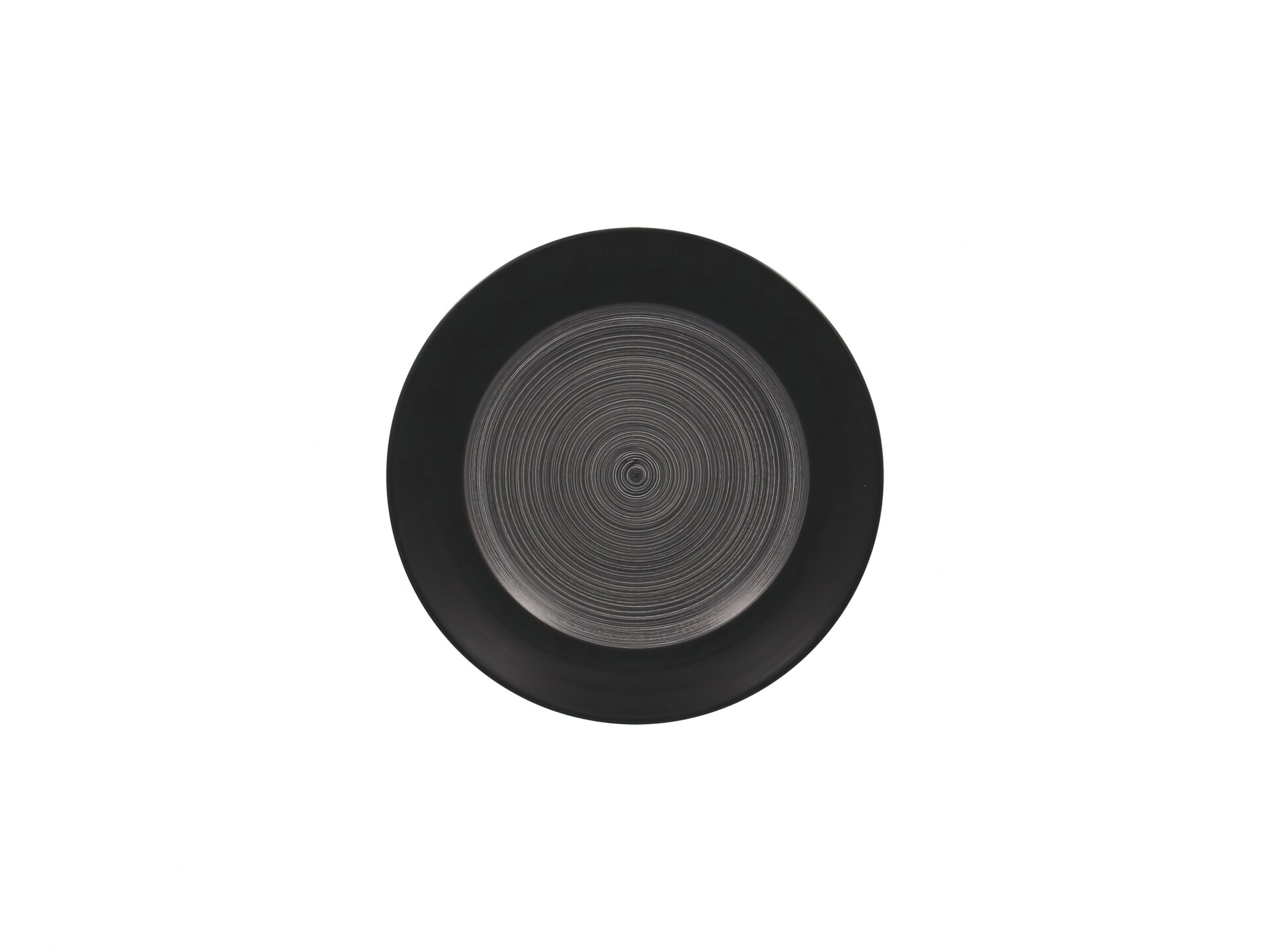 Teller flach rund 210 mm grau