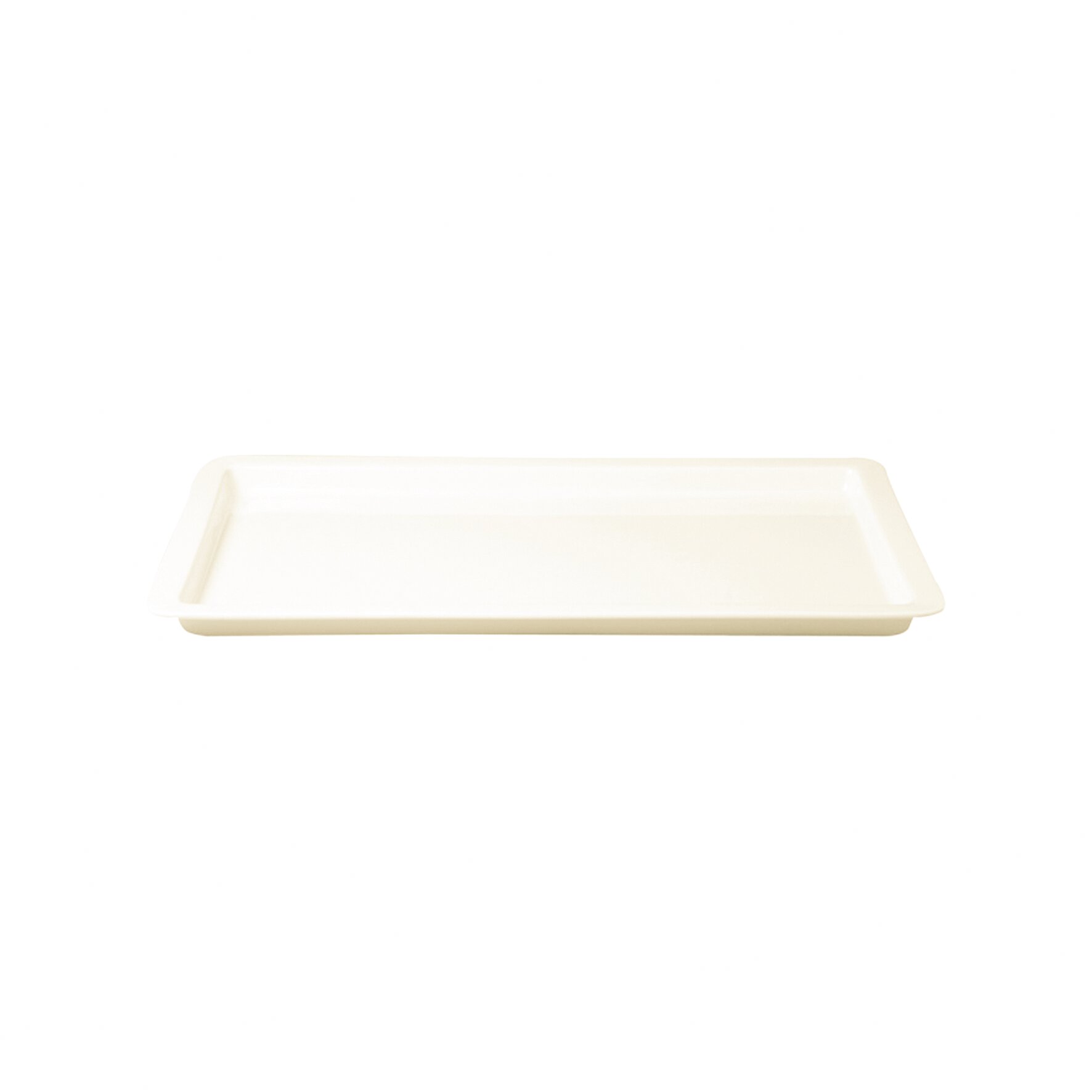 GN-Schale GN 2/3 flach 325 x 354 x 20 mm / 1,88 l creme Buffet